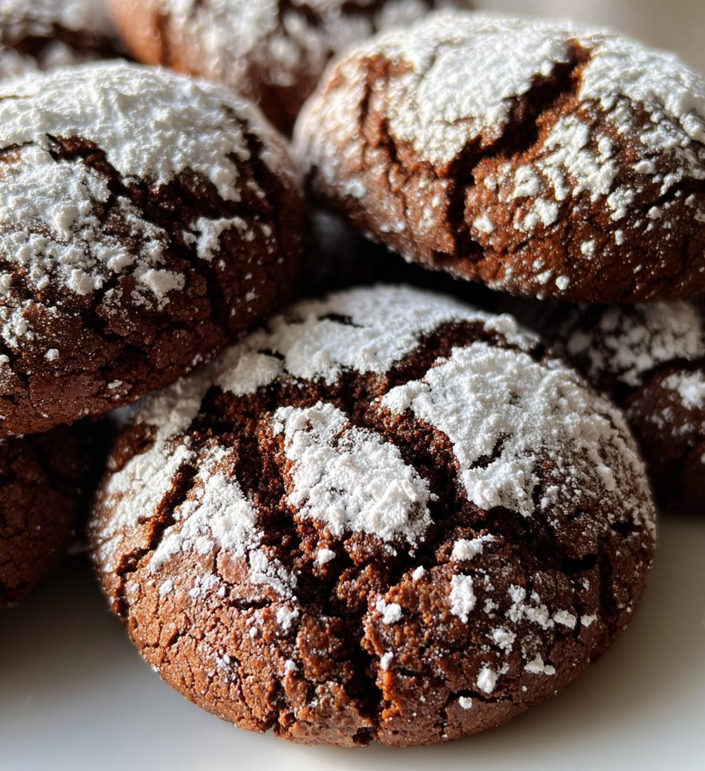 Chocolate Crinkle Cookies