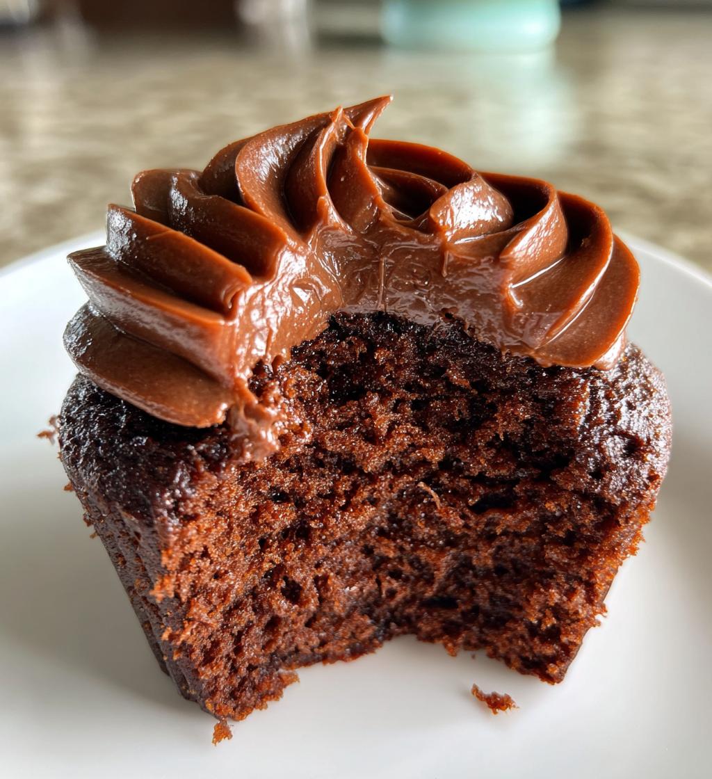 Chocolate Cupcakes with Chocolate Frosting