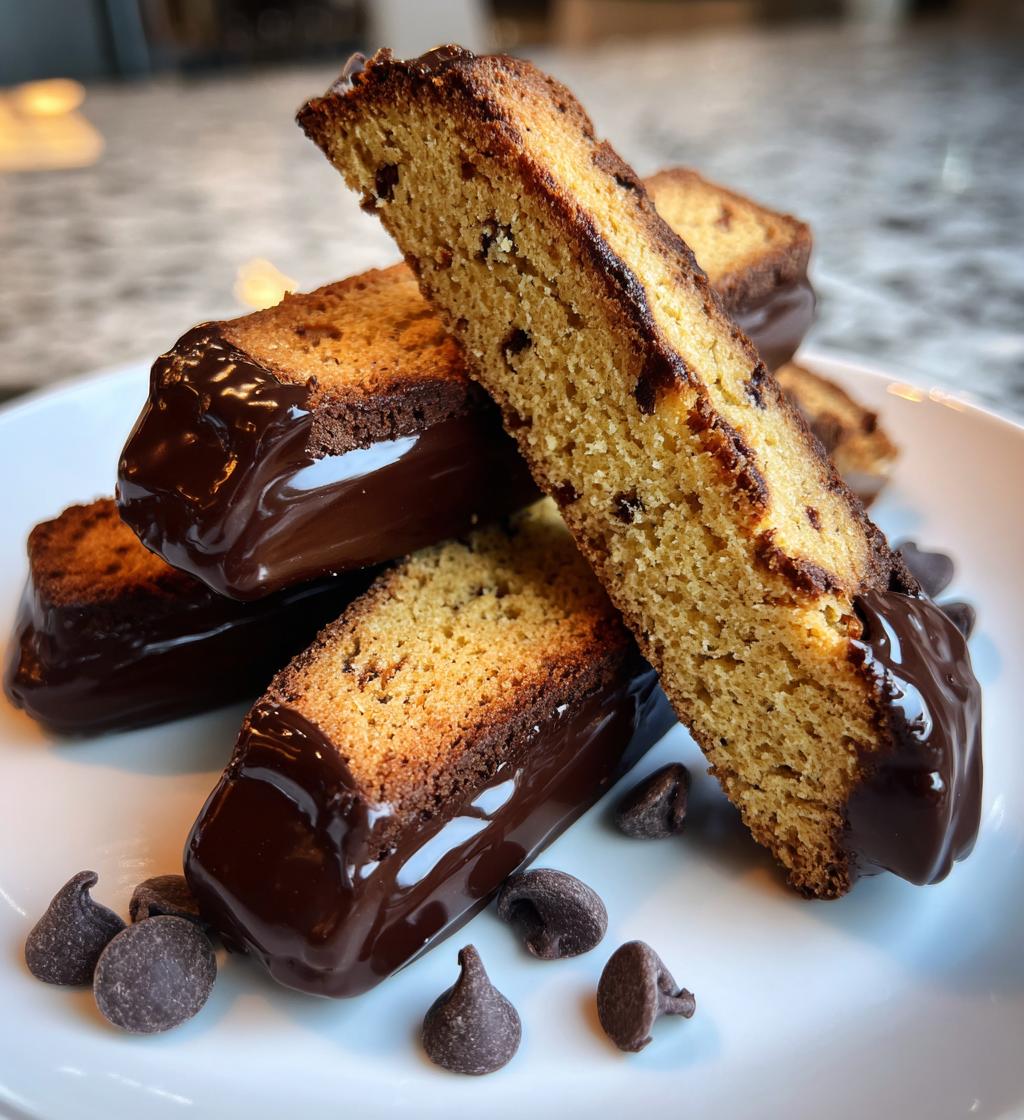 Chocolate Dipped Biscotti - detail 1