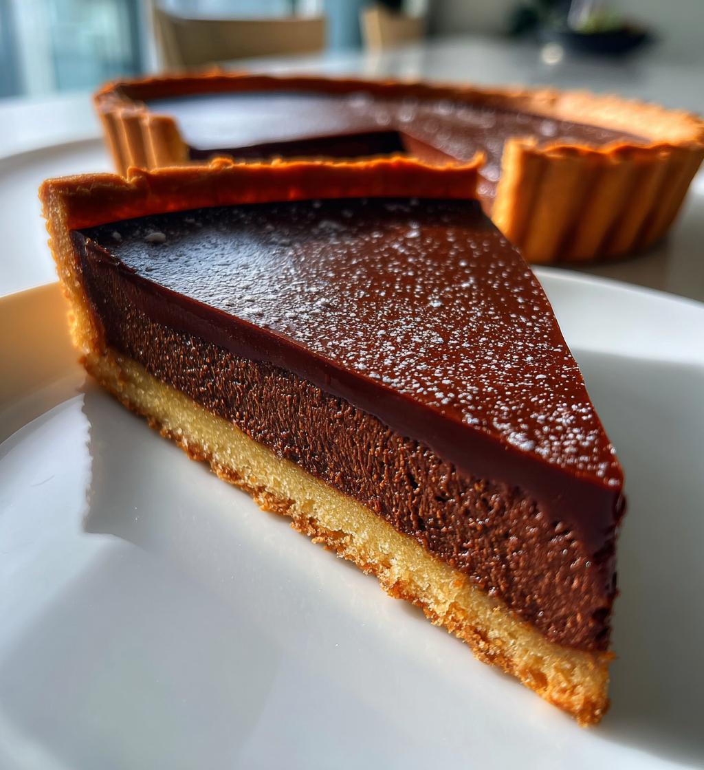 Chocolate Ganache Tart - detail 1