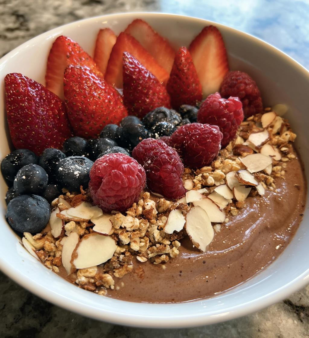 Chocolate Smoothie Bowl - detail 1