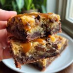 Chocolate Turtle Cookie Bars