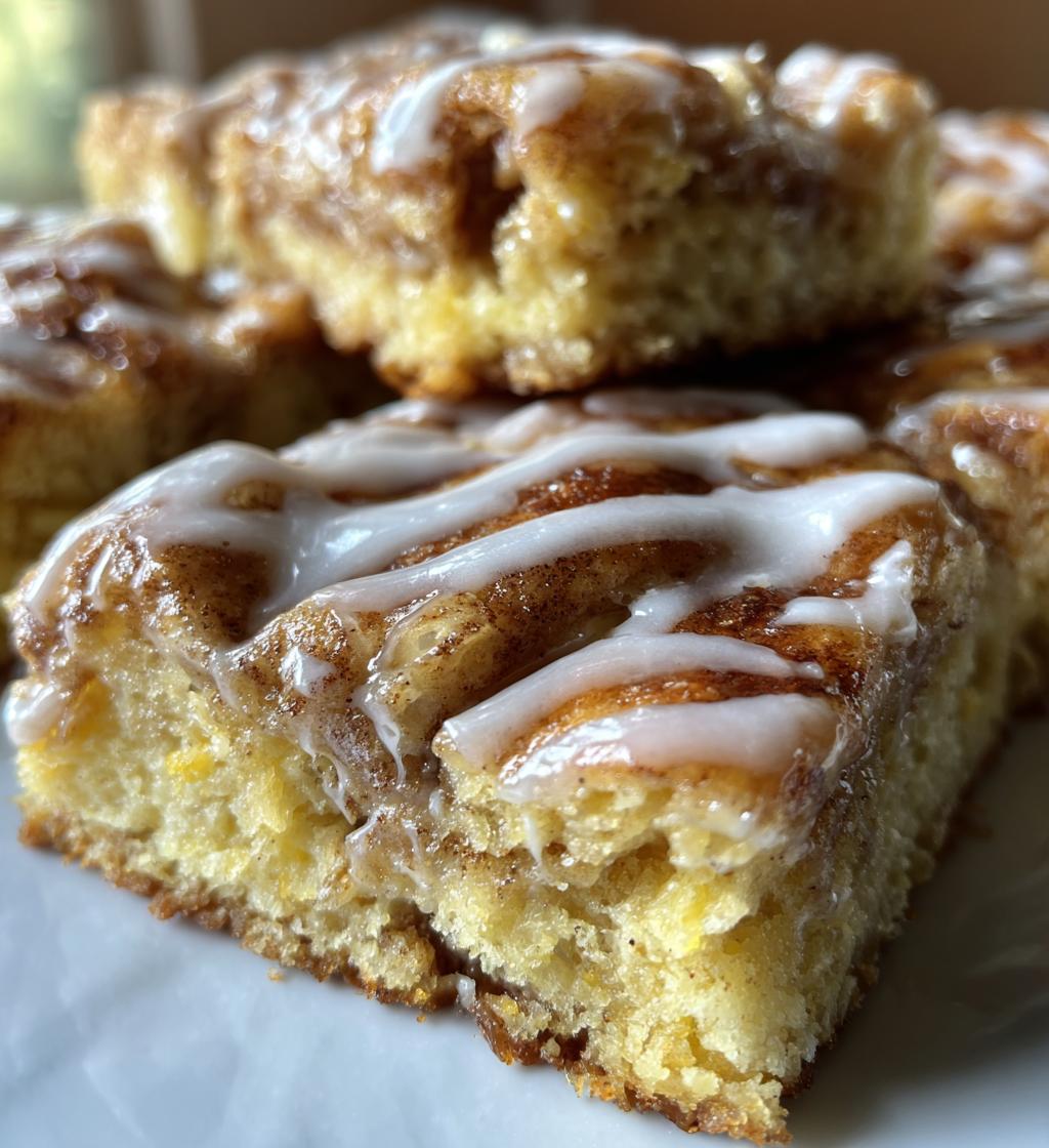 Cinnamon Roll Cookie Bars - detail 1