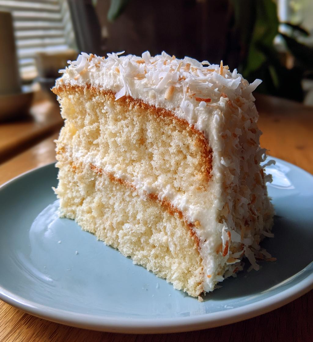 Coconut Cream Cake - detail 1