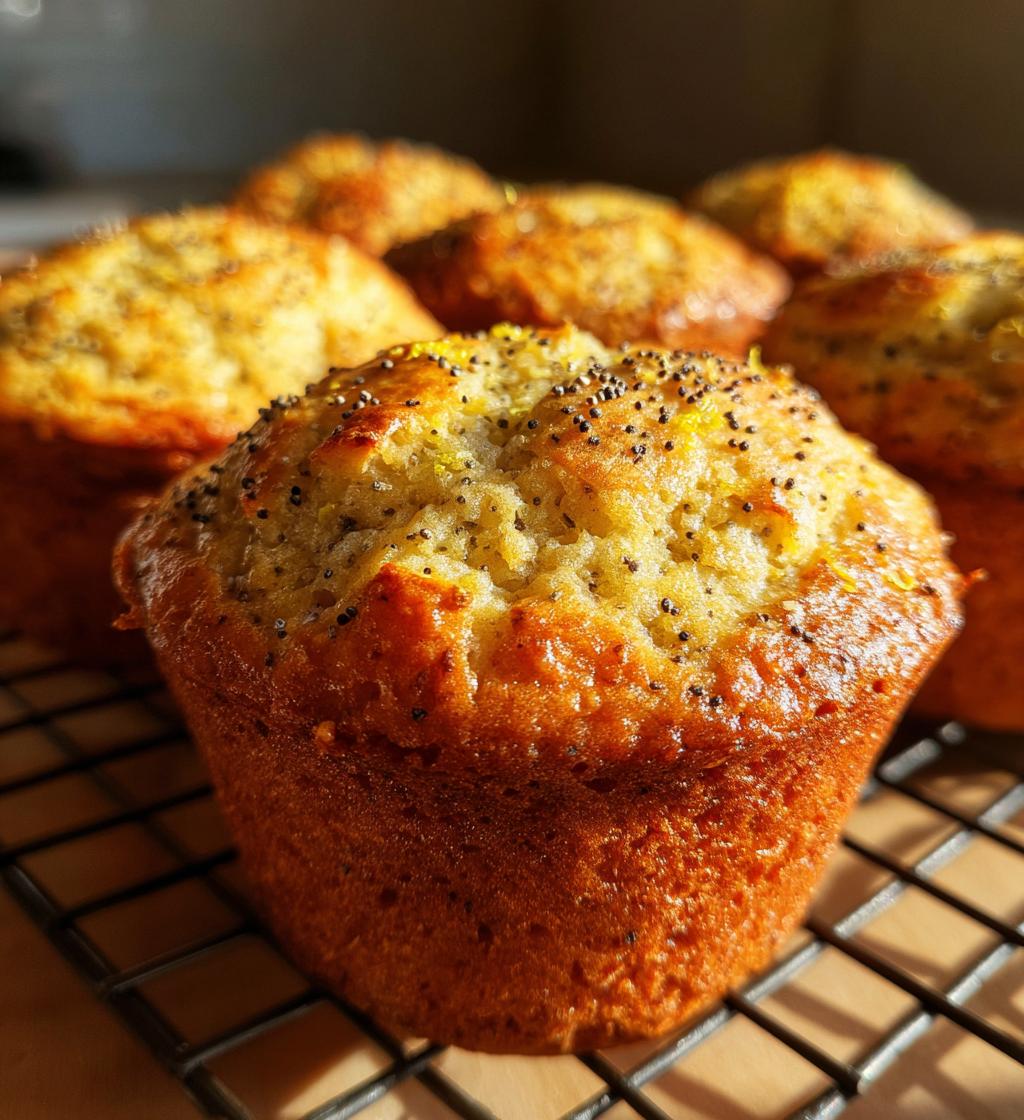 Coconut Flour Lemon Poppy Seed Muffins (Grain-Free, Paleo)