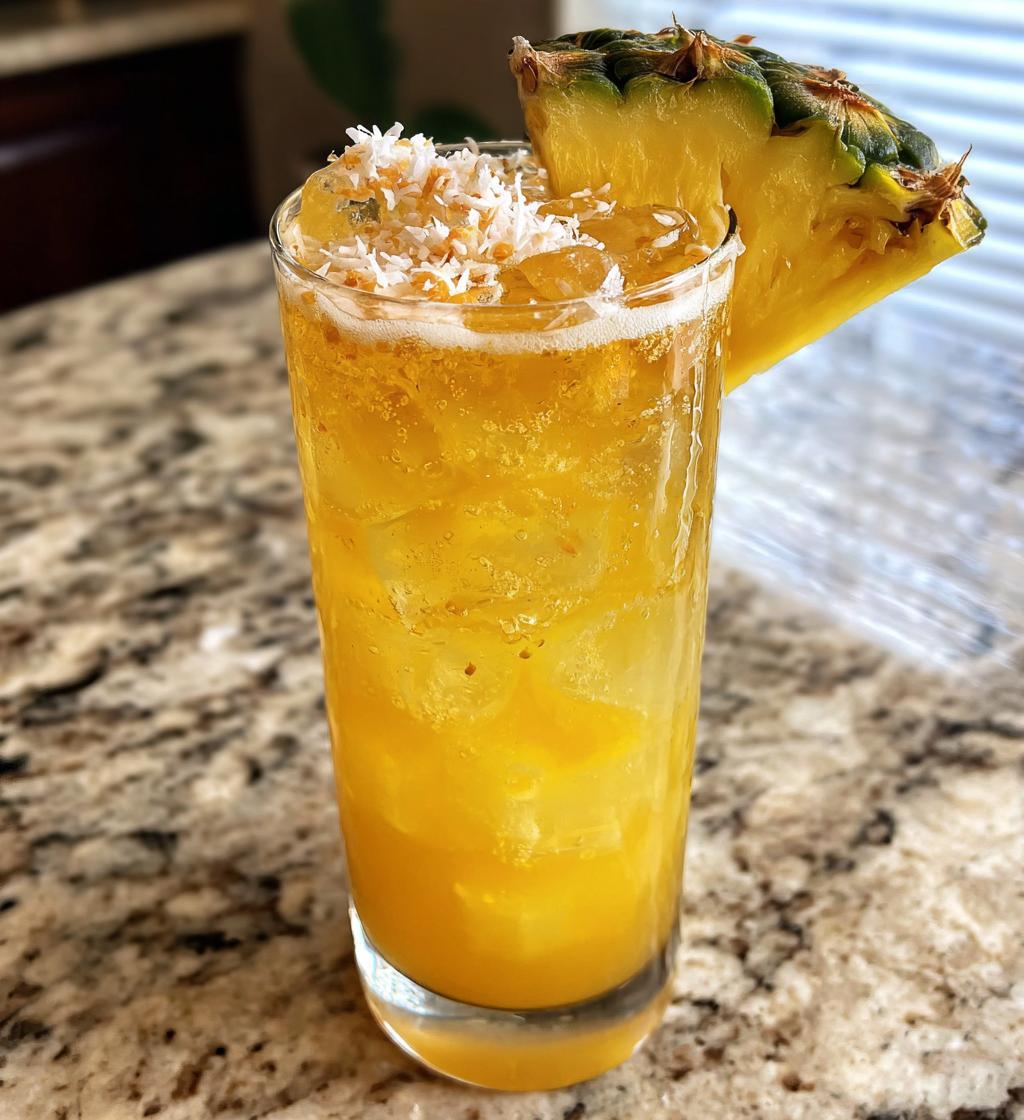 Coconut Pineapple Iced Tea