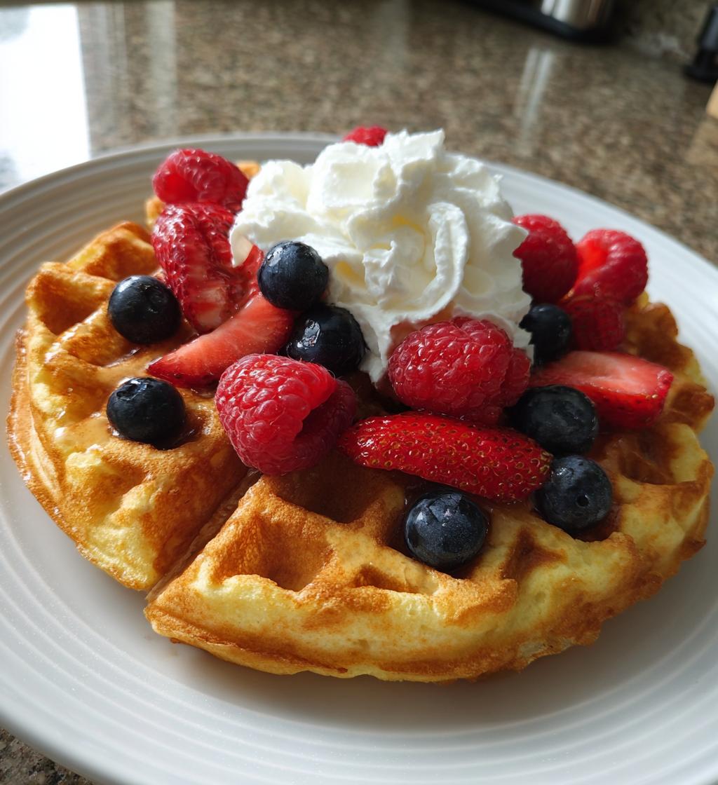 Cream Cheese Keto Waffles - detail 1