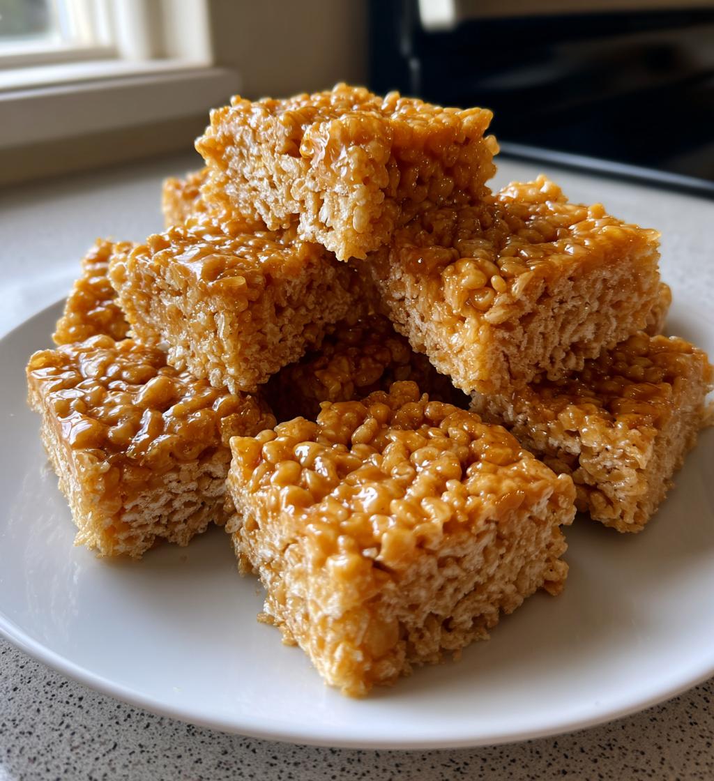 Crispy Rice Peanut Butter Treats - detail 1