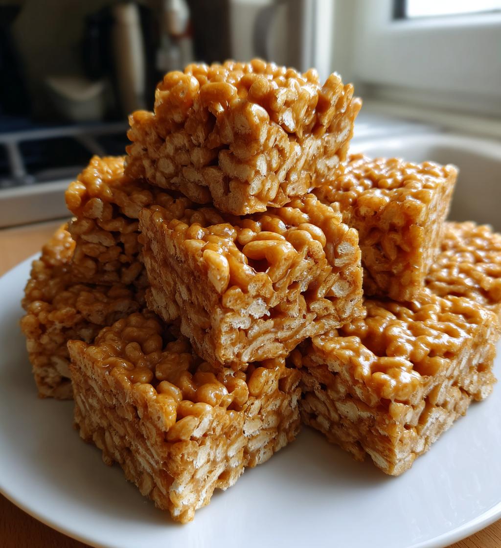 Crispy Rice Peanut Butter Treats