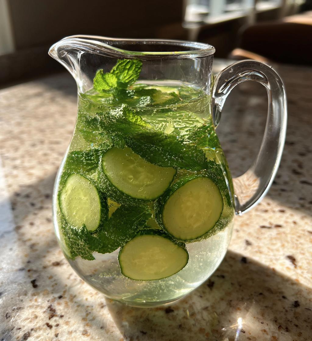 Cucumber Mint Water - detail 1