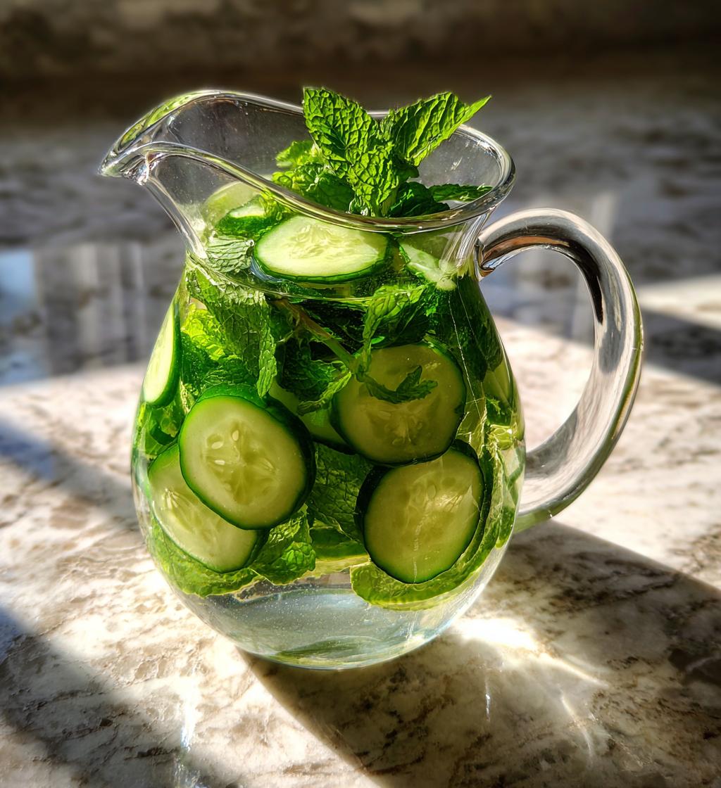 Cucumber Mint Water