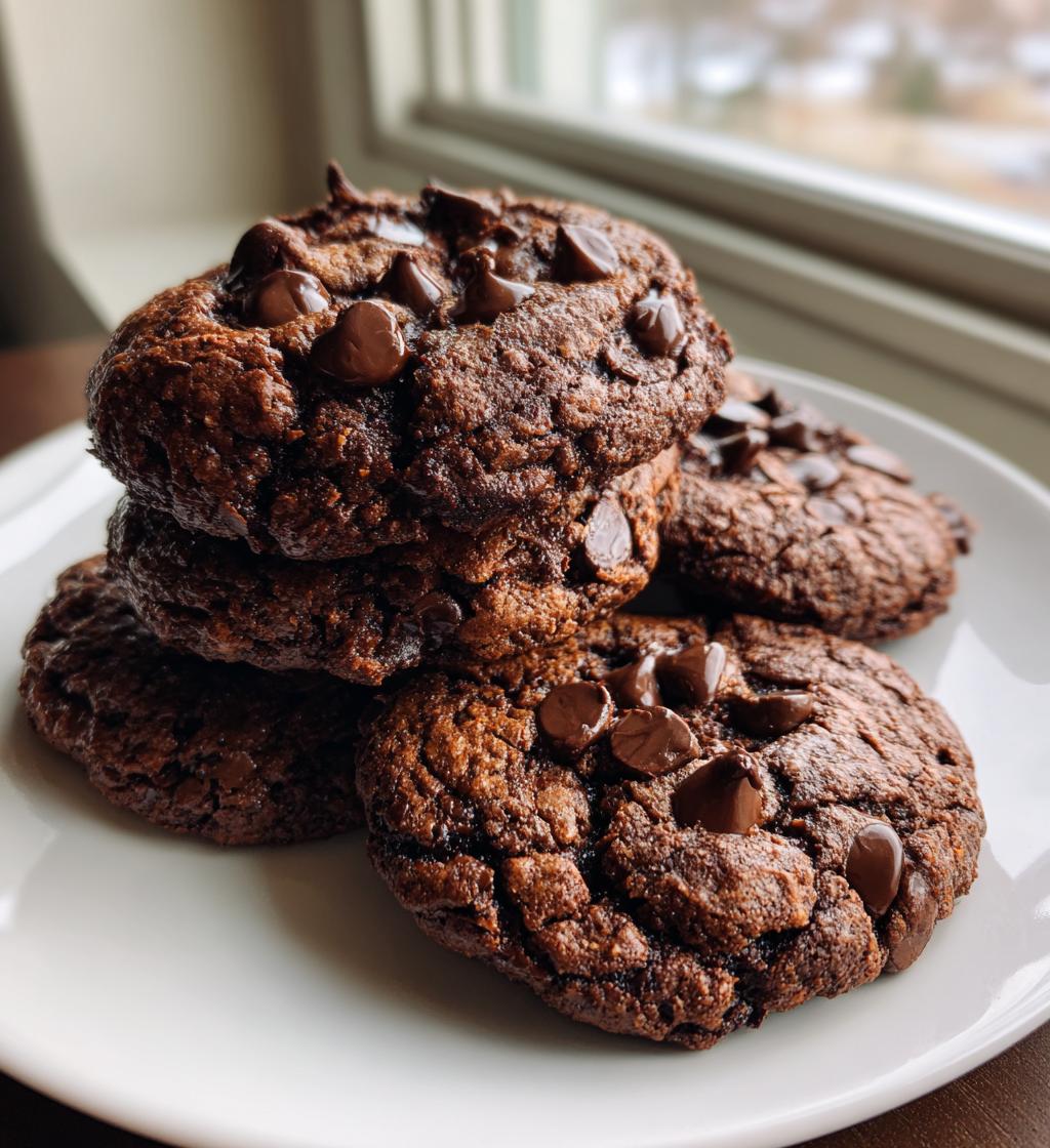 Double Chocolate Fudge Cookies - detail 1