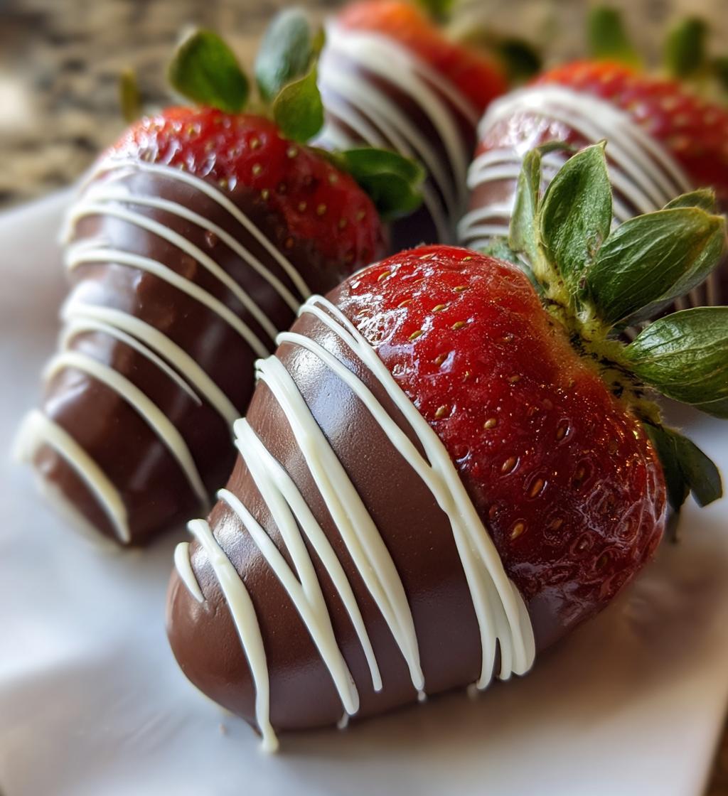 Easy Chocolate Covered Strawberries