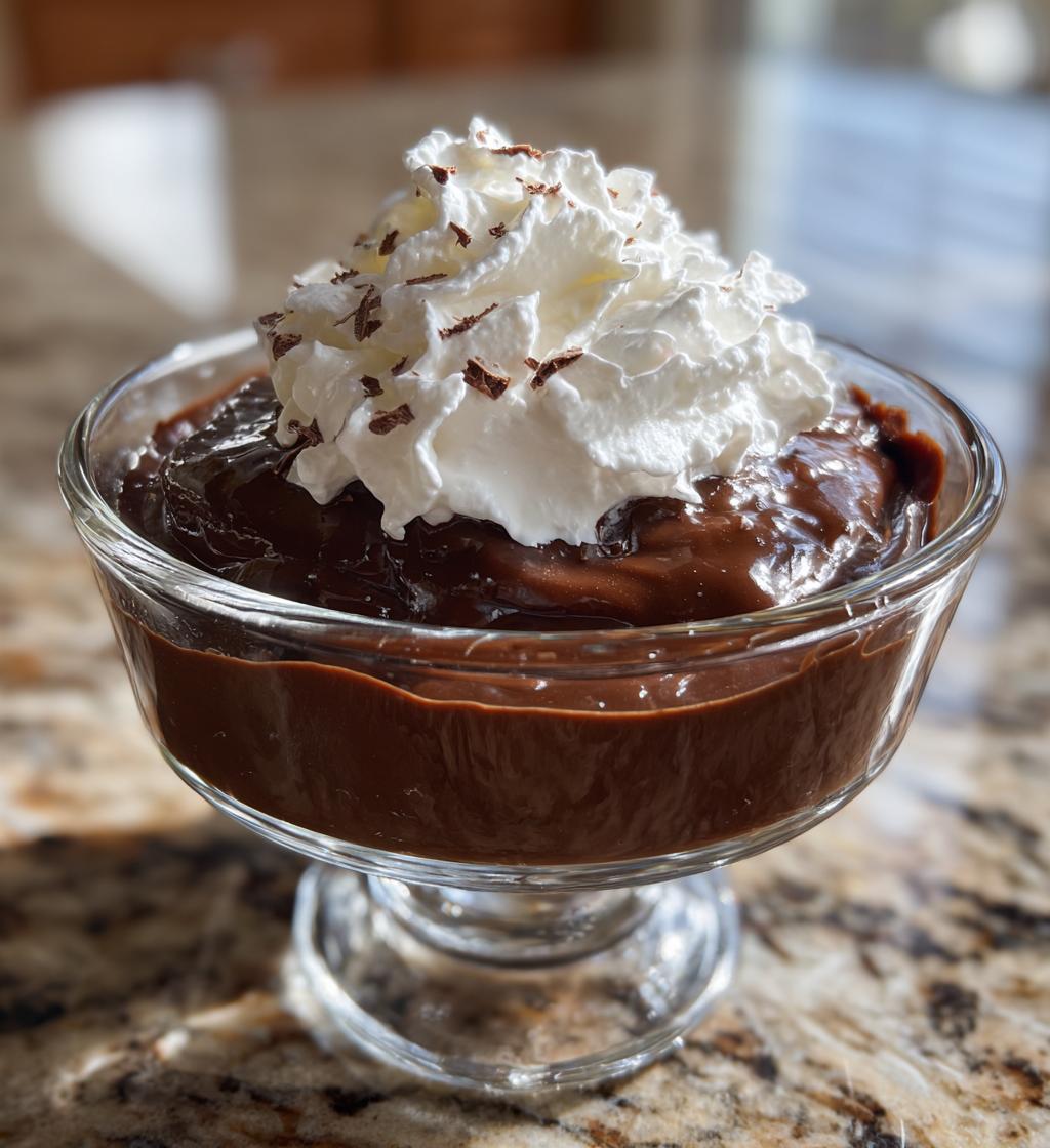 Easy Chocolate Pudding - detail 1