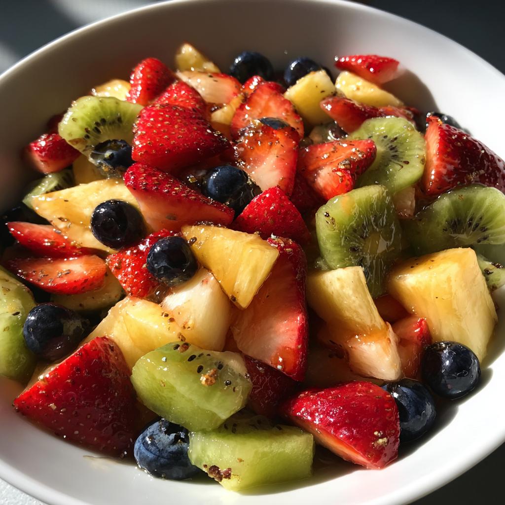 Fruit Salad with Honey-Lime Dressing - detail 1