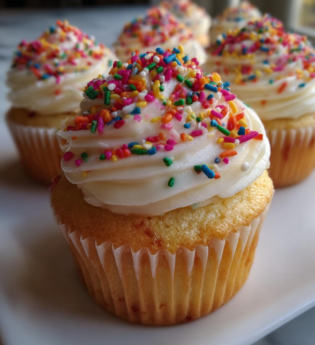 Funfetti Birthday Cupcakes - detail 1