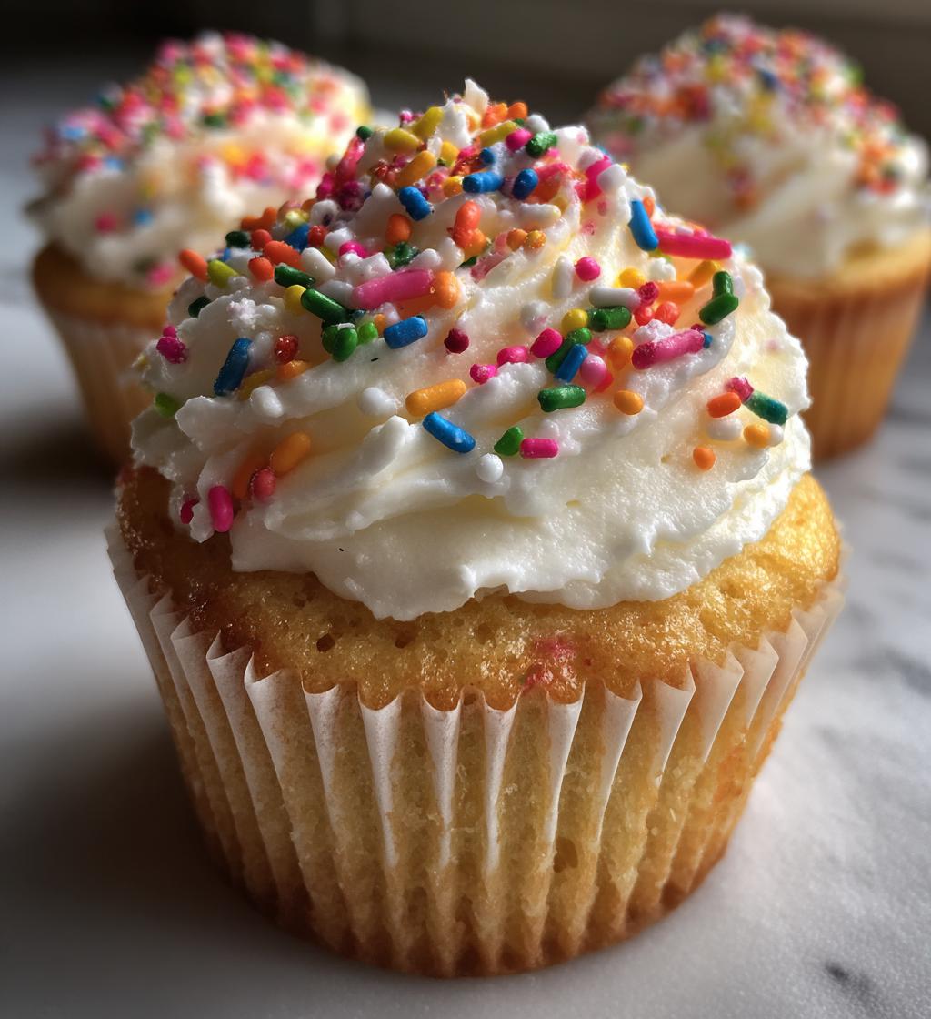 Funfetti Birthday Cupcakes