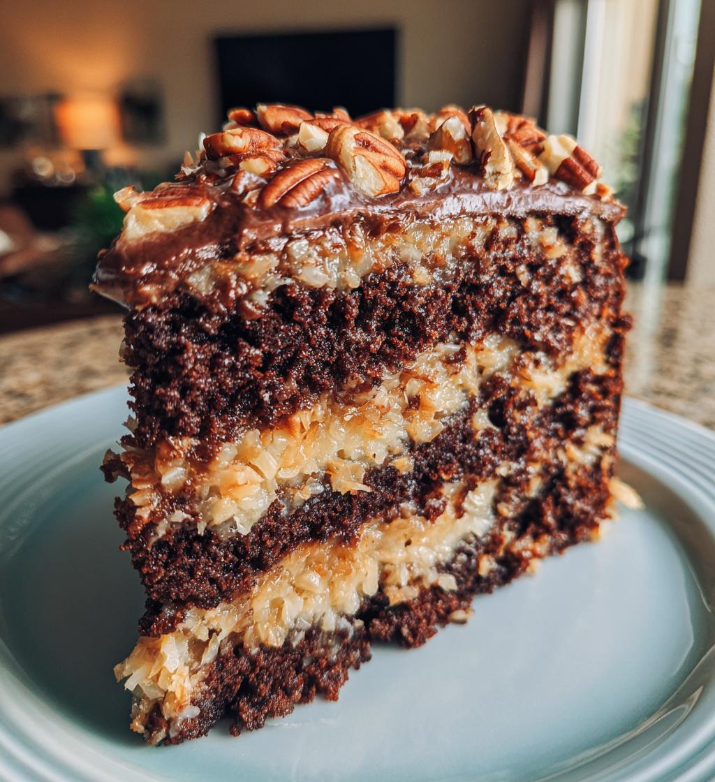 German Chocolate Cake - detail 1