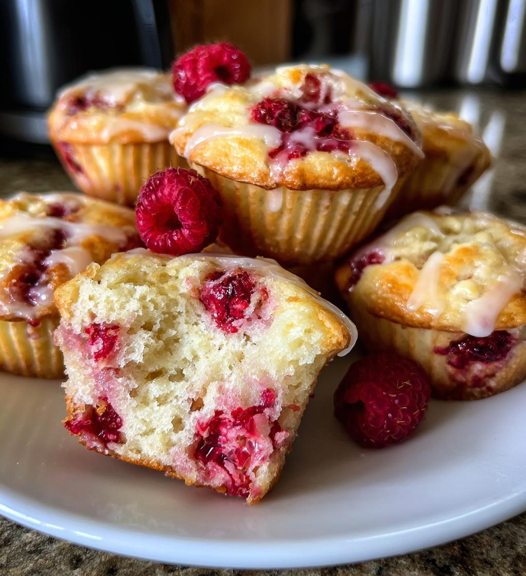 Gluten-Free Lemon Raspberry Muffins - detail 1