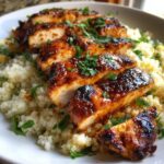 Grilled Chicken with Cauliflower Rice