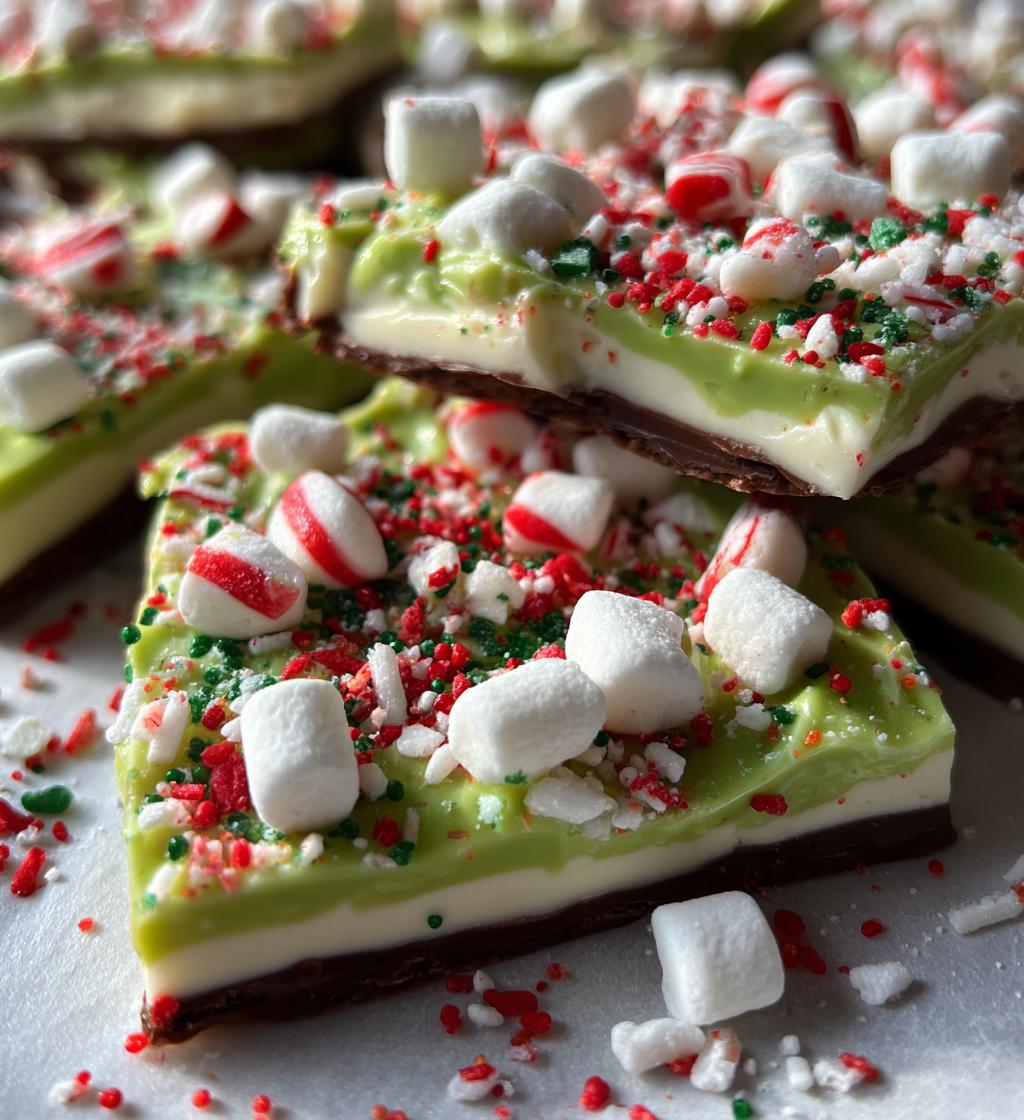 Grinch Christmas Bark - detail 1