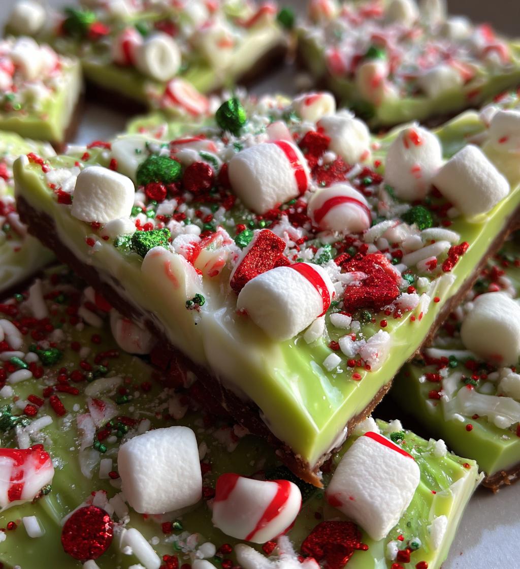 Grinch Christmas Bark