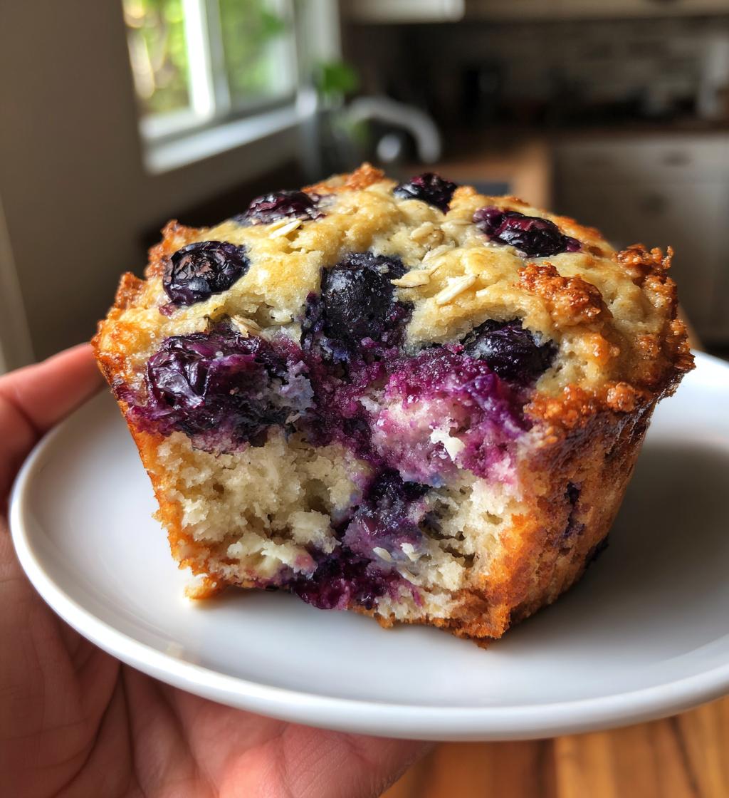 Healthy Greek Yogurt Blueberry Muffins - detail 1