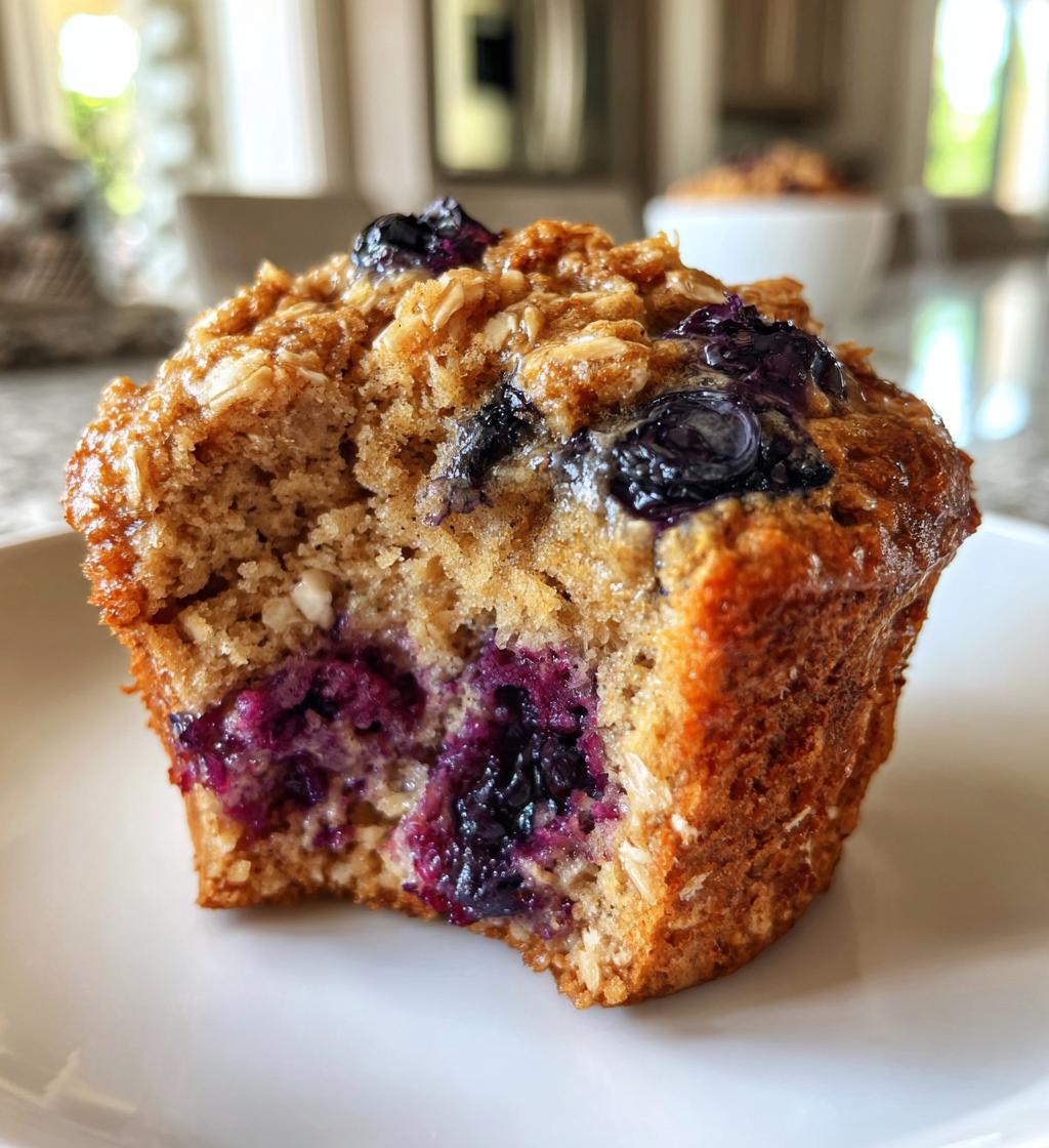 Healthy Greek Yogurt Blueberry Muffins