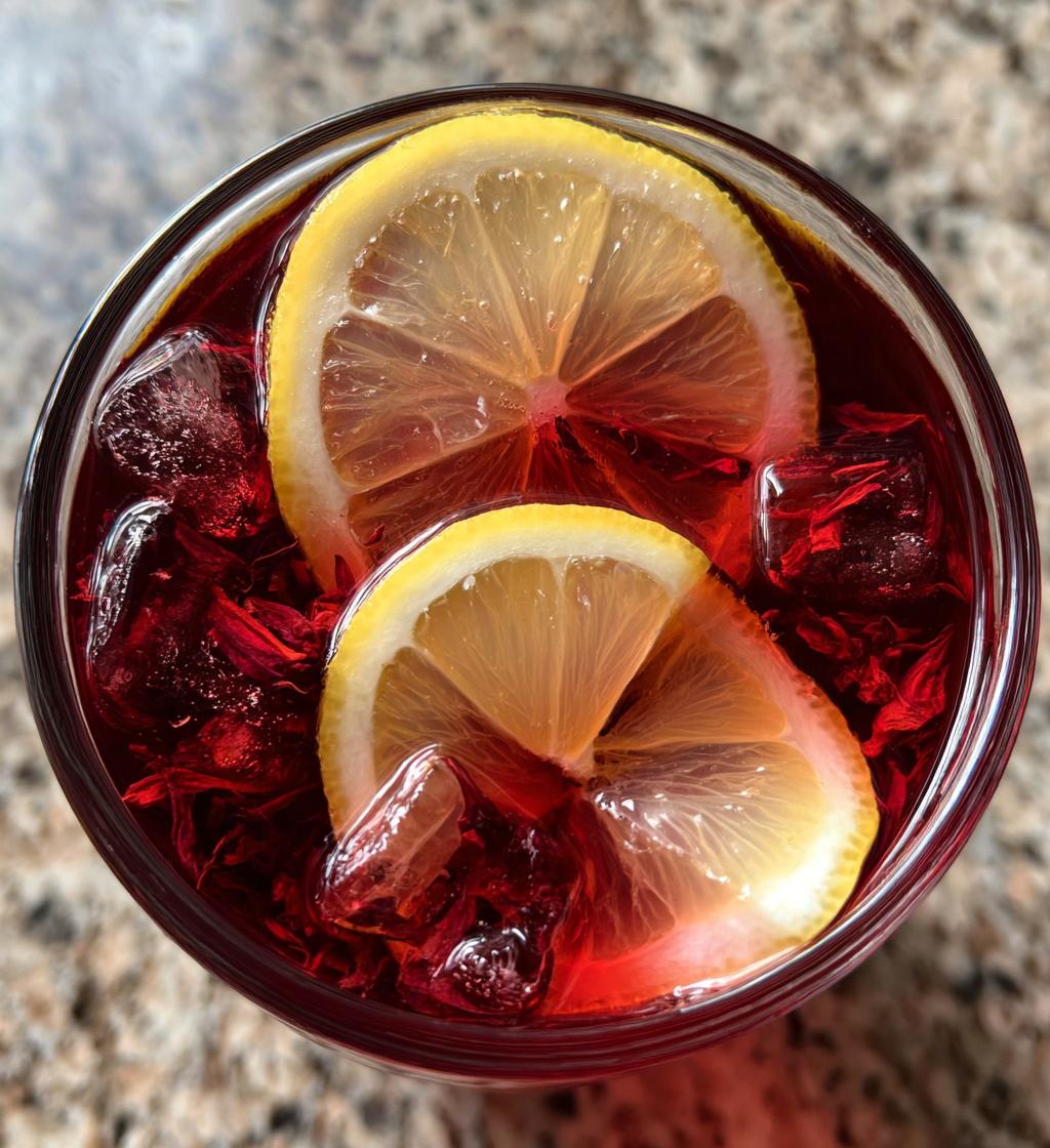 Hibiscus Iced Tea - detail 1
