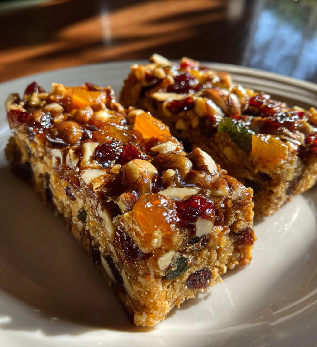 Holiday Fruitcake Bars - detail 1