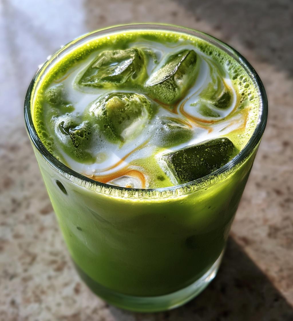 Iced Matcha Latte