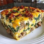 Keto Breakfast Casserole with Sausage