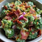 Keto Broccoli Salad with Bacon