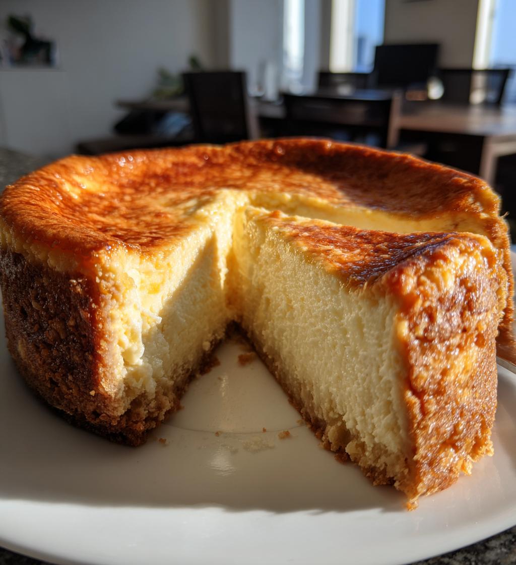 Keto Cheesecake with Almond Crust - detail 1