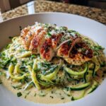 Keto Chicken Alfredo with Zoodles
