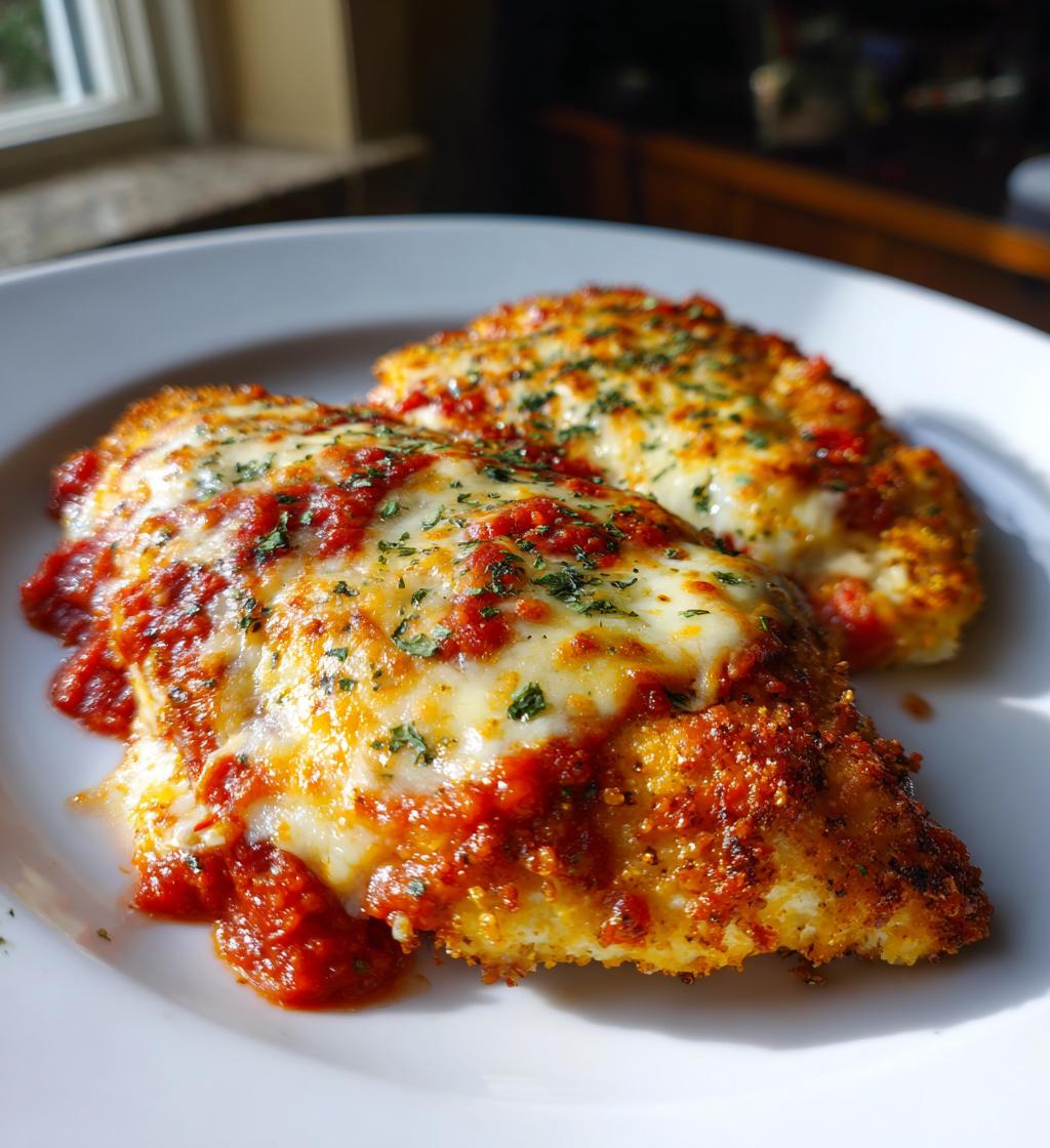 Keto Chicken Parmesan - detail 1