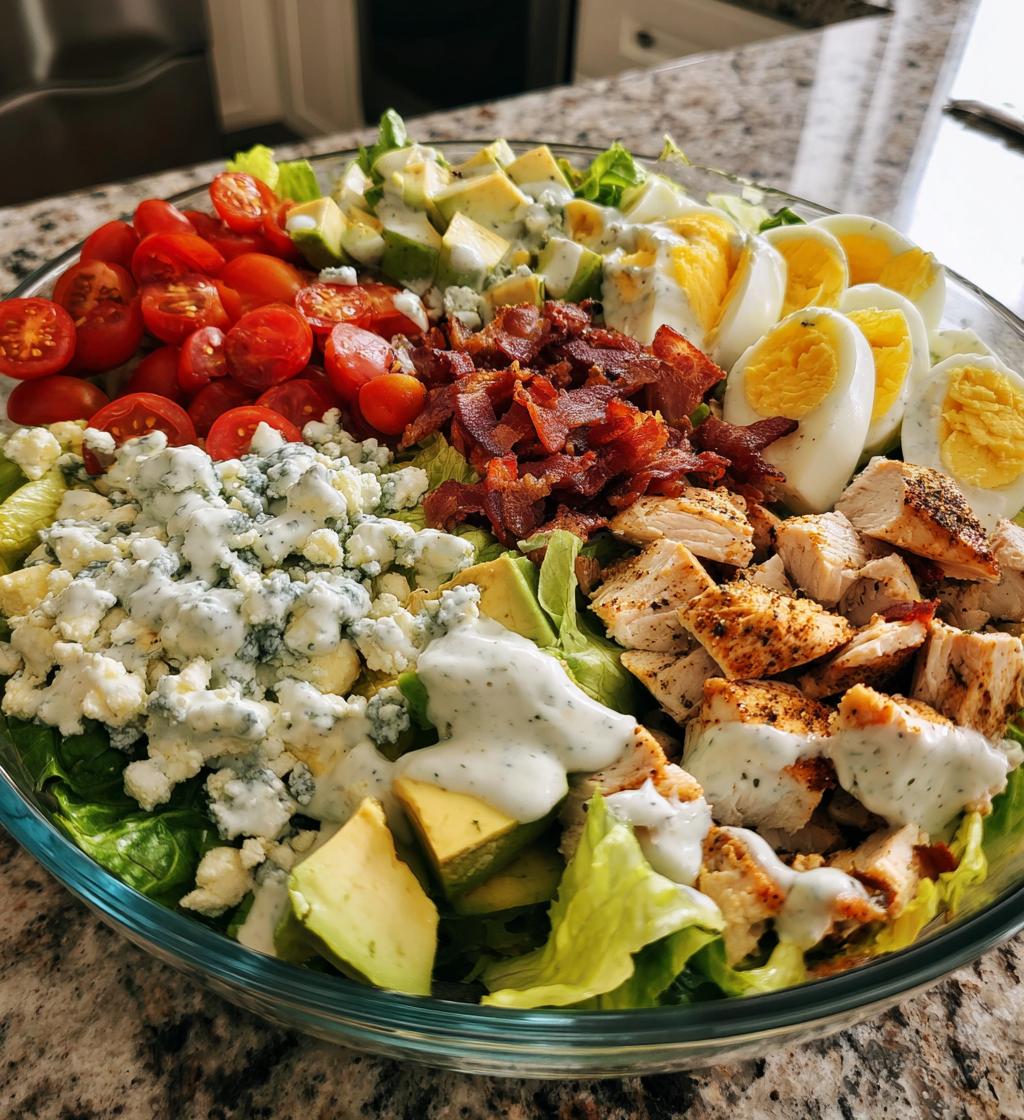 Keto Cobb Salad with Ranch Dressing - detail 1