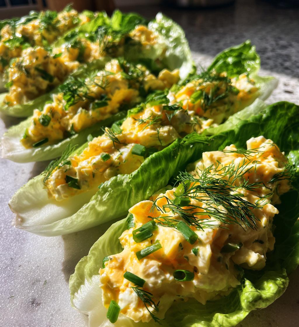 Keto Egg Salad Lettuce Wraps - detail 1
