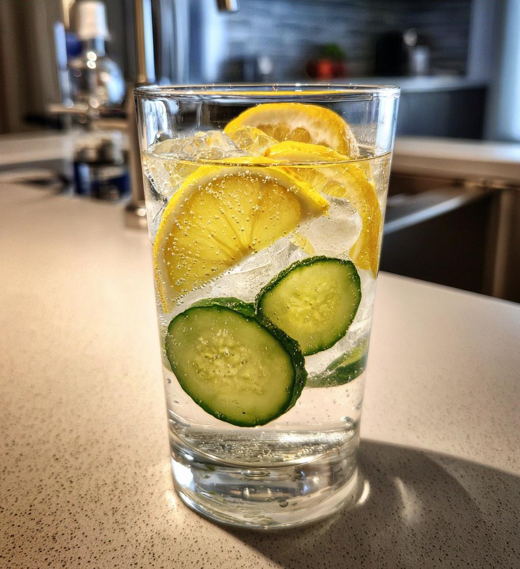 Lemon Cucumber Sparkling Water