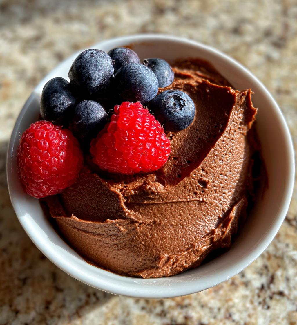 Low-Carb Chocolate Avocado Mousse