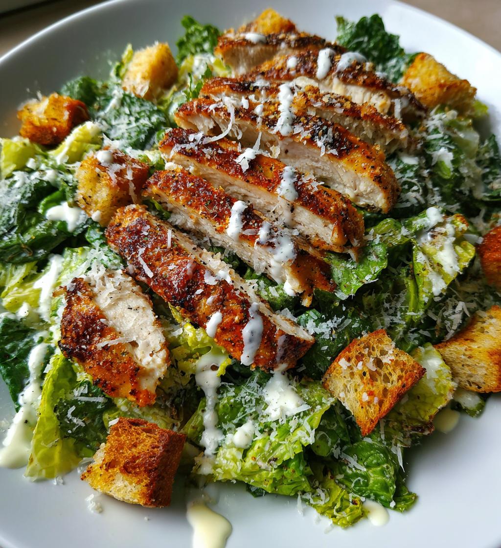 Low-Sugar Chicken Caesar Salad - detail 1