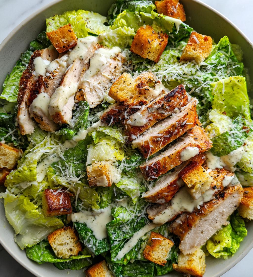 Low-Sugar Chicken Caesar Salad