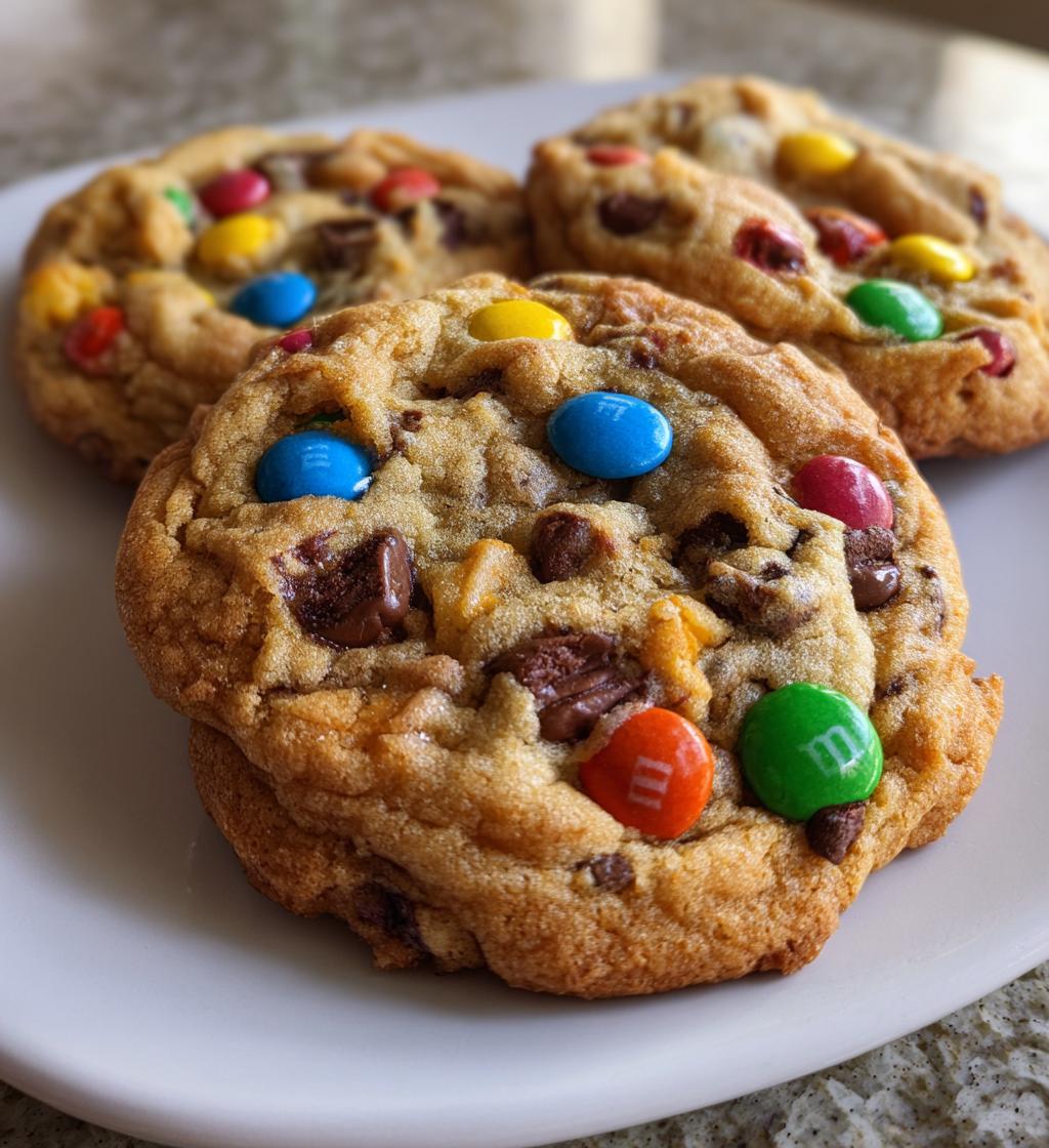 M&M Chocolate Chip Cookies - detail 1