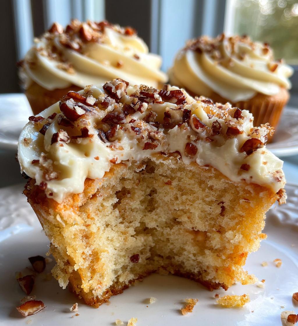Maple Pecan Cupcakes