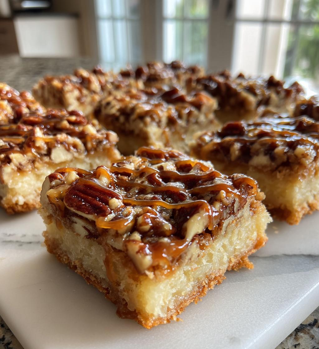 Maple Pecan Shortbread Bars - detail 1