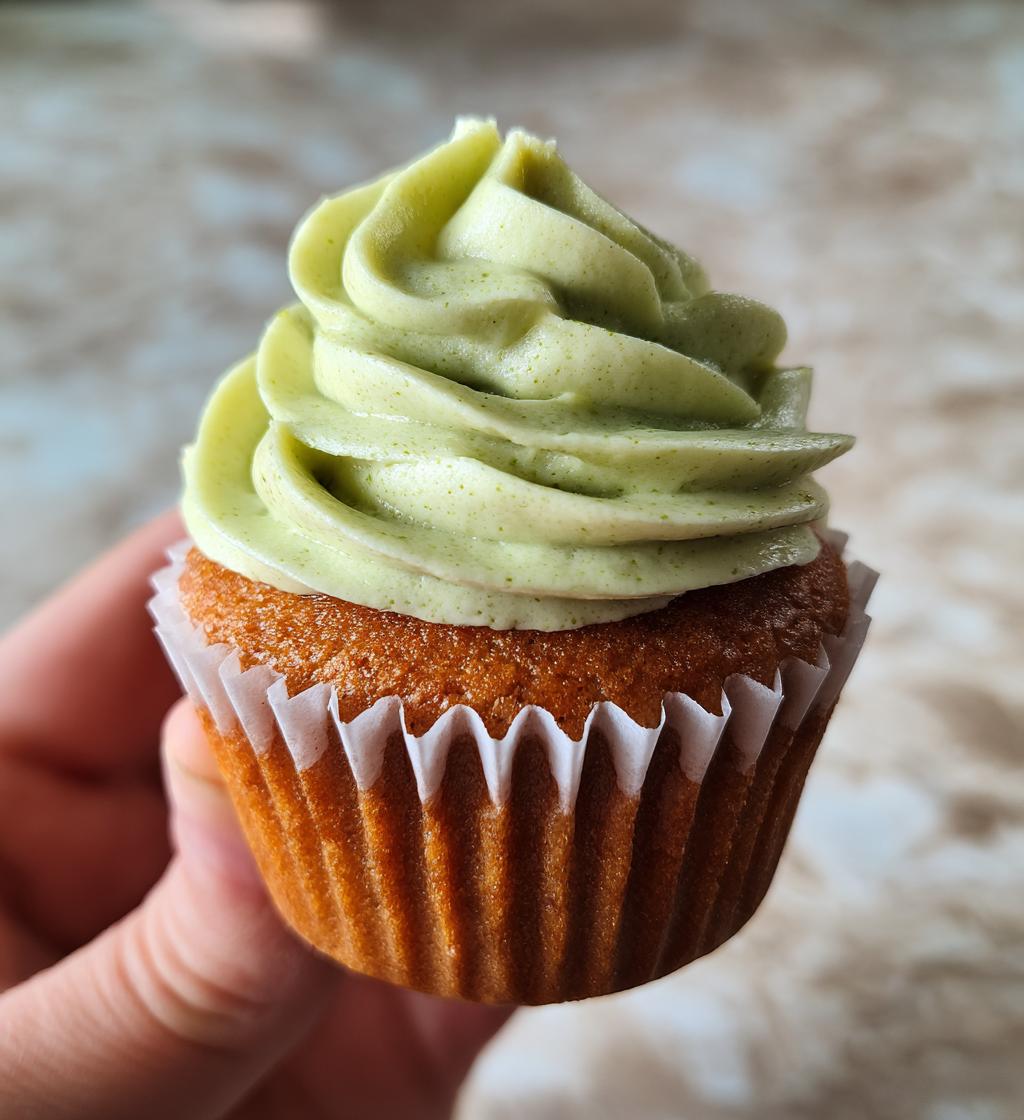 Matcha Green Tea Cupcakes - detail 1