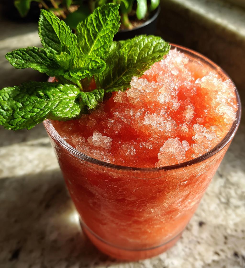 Melon Mint Slushie