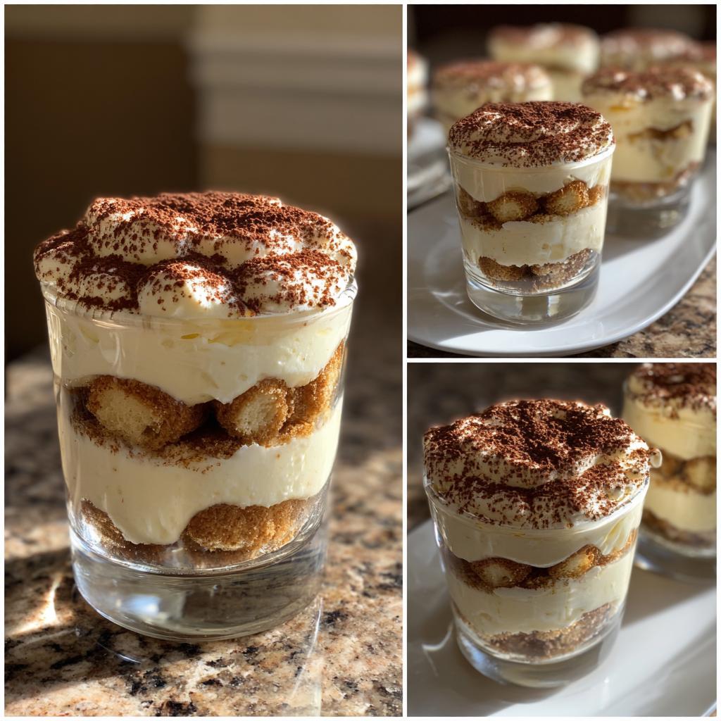 Mini No-Bake Tiramisu Cups - detail 1