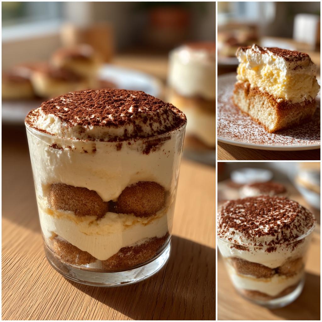 Mini No-Bake Tiramisu Cups