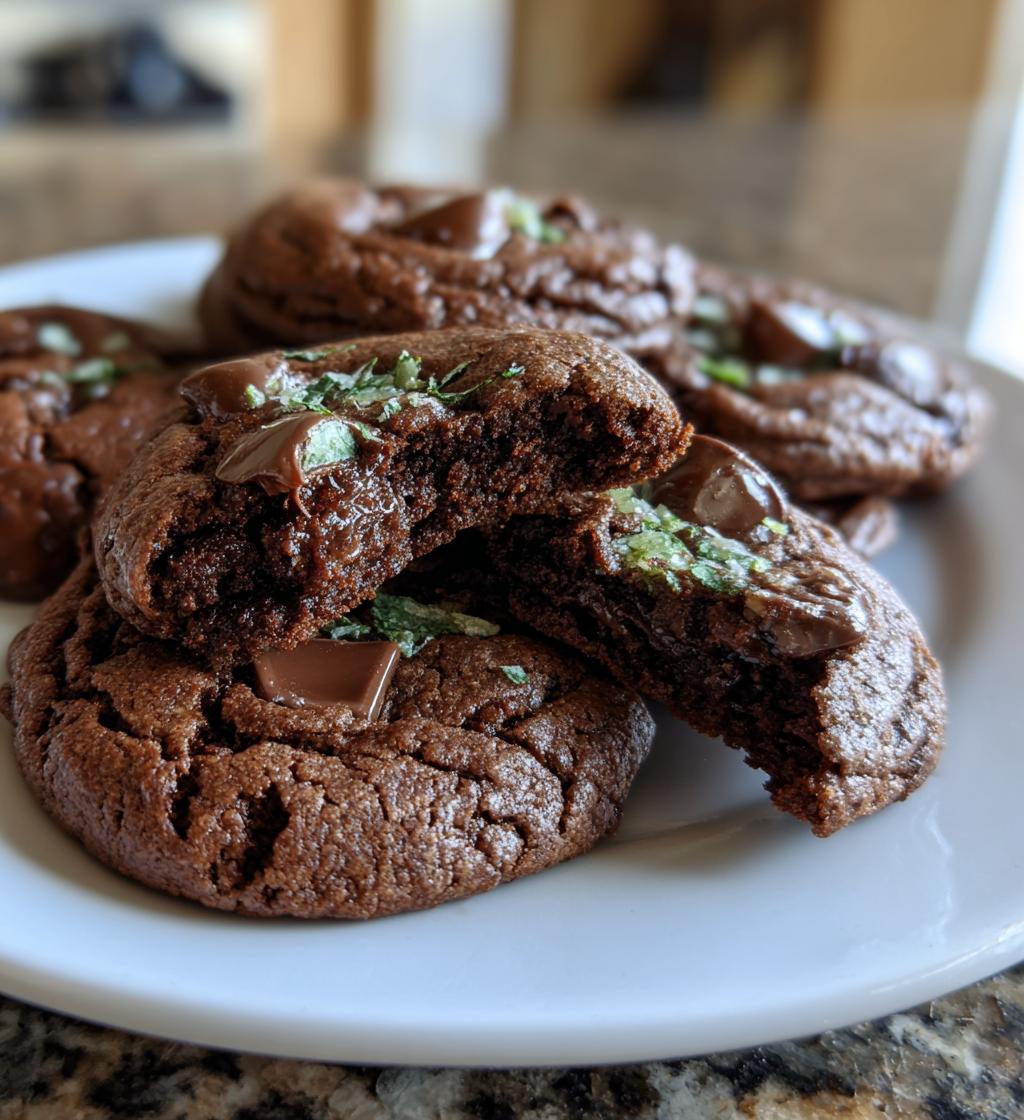 Mint Chocolate Cookies - detail 1